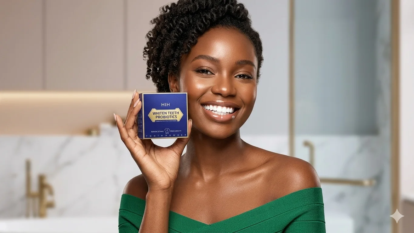Probiotics Whitening ( rend les dents blanc et élimine les tâtes jaune )
