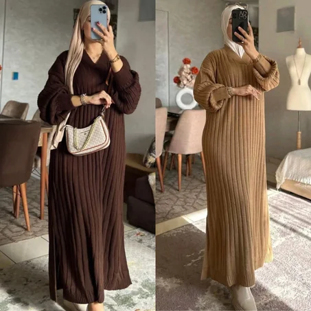 كسوة بأكمام منتفخة