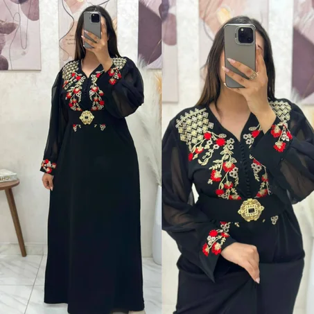 👑 قفطان مغربي بلمسة عصرية