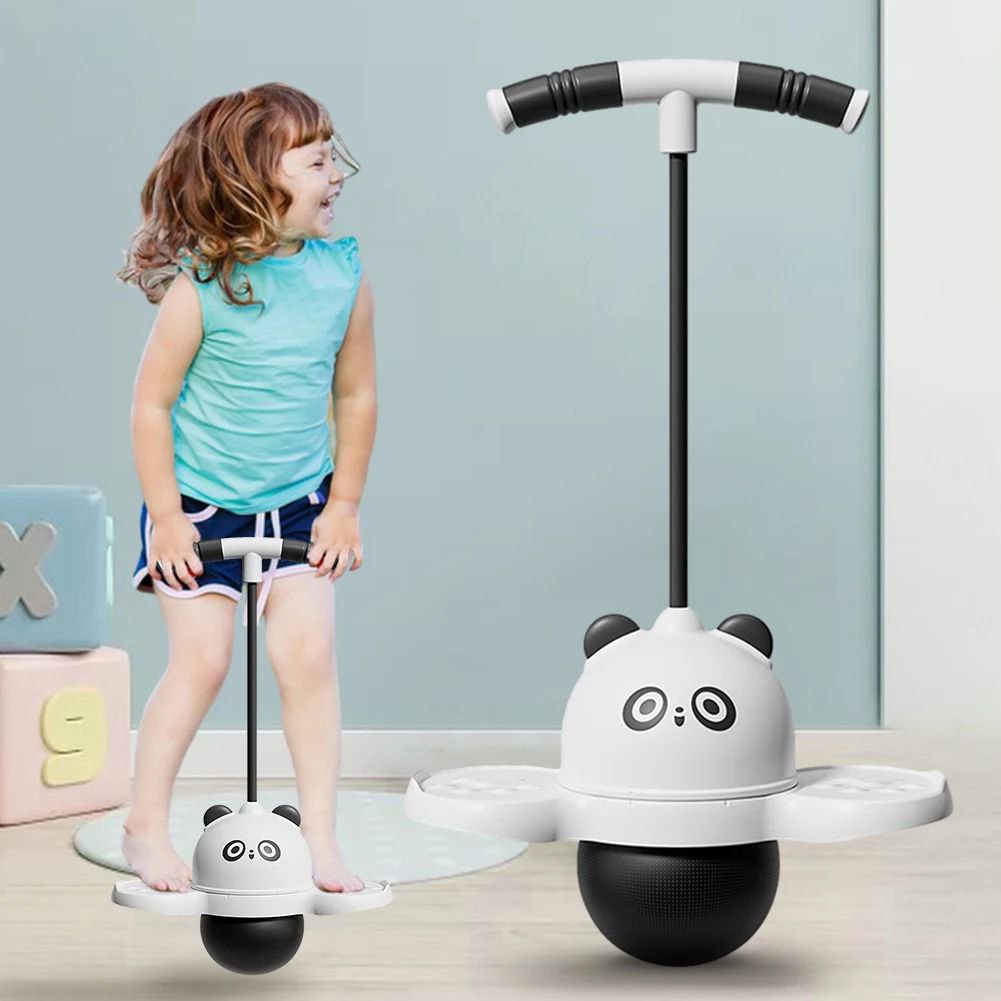 PANDA JUMPING BALL AVEC LED CLIGNOTANT JEU ET SPORT