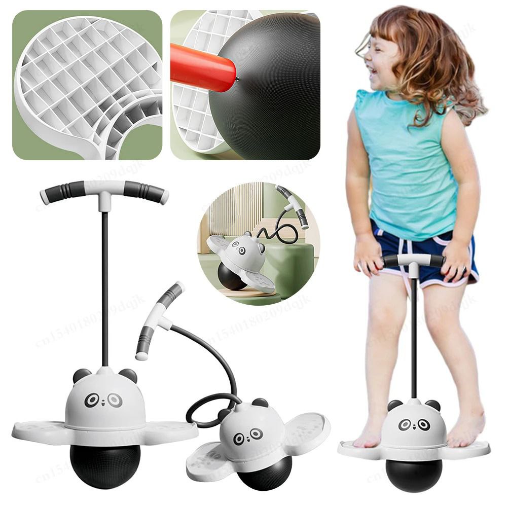 PANDA JUMPING BALL AVEC LED CLIGNOTANT JEU ET SPORT