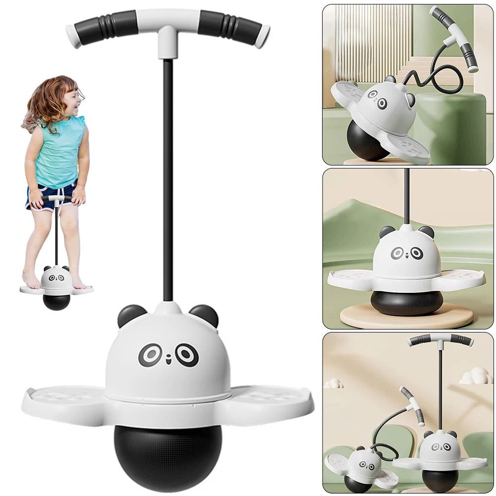 PANDA JUMPING BALL AVEC LED CLIGNOTANT JEU ET SPORT