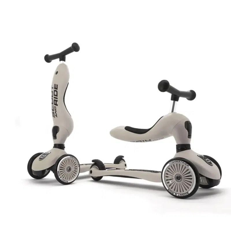 Porteur évolutif en trottinette Highway kick 1 Beige