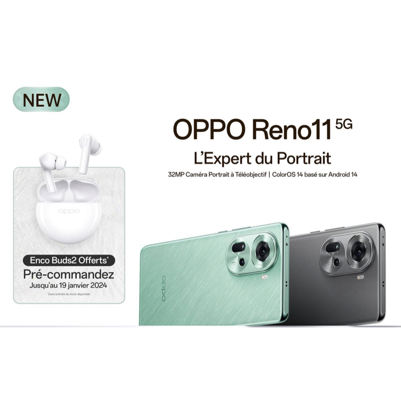 Oppo Reno 11 + Enco Buds 2