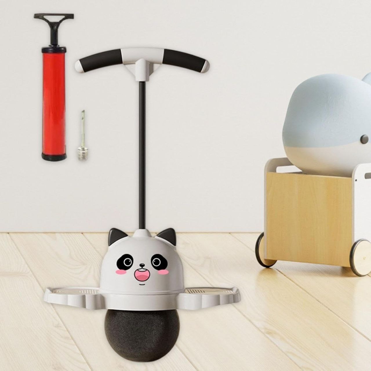 PANDA JUMPING BALL AVEC LED CLIGNOTANT JEU ET SPORT