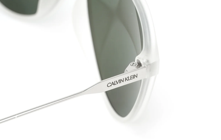 Lunettes de soleil pour homme Calvin Klein Pilot White CK20702S 971