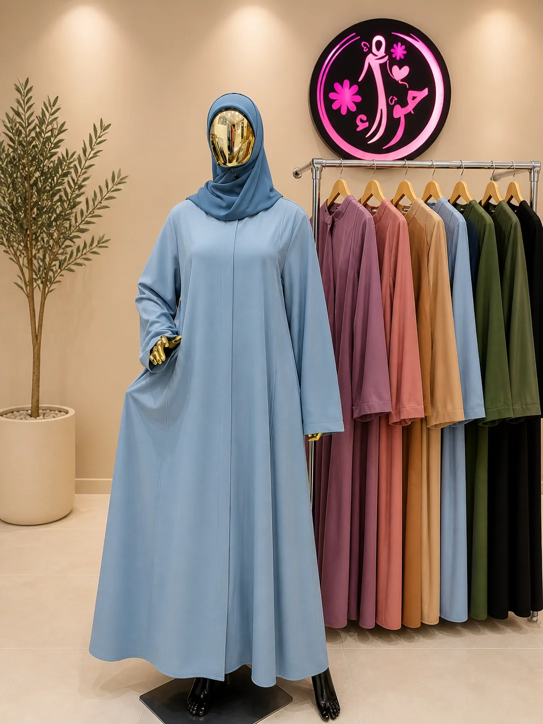عباءة سعيدة