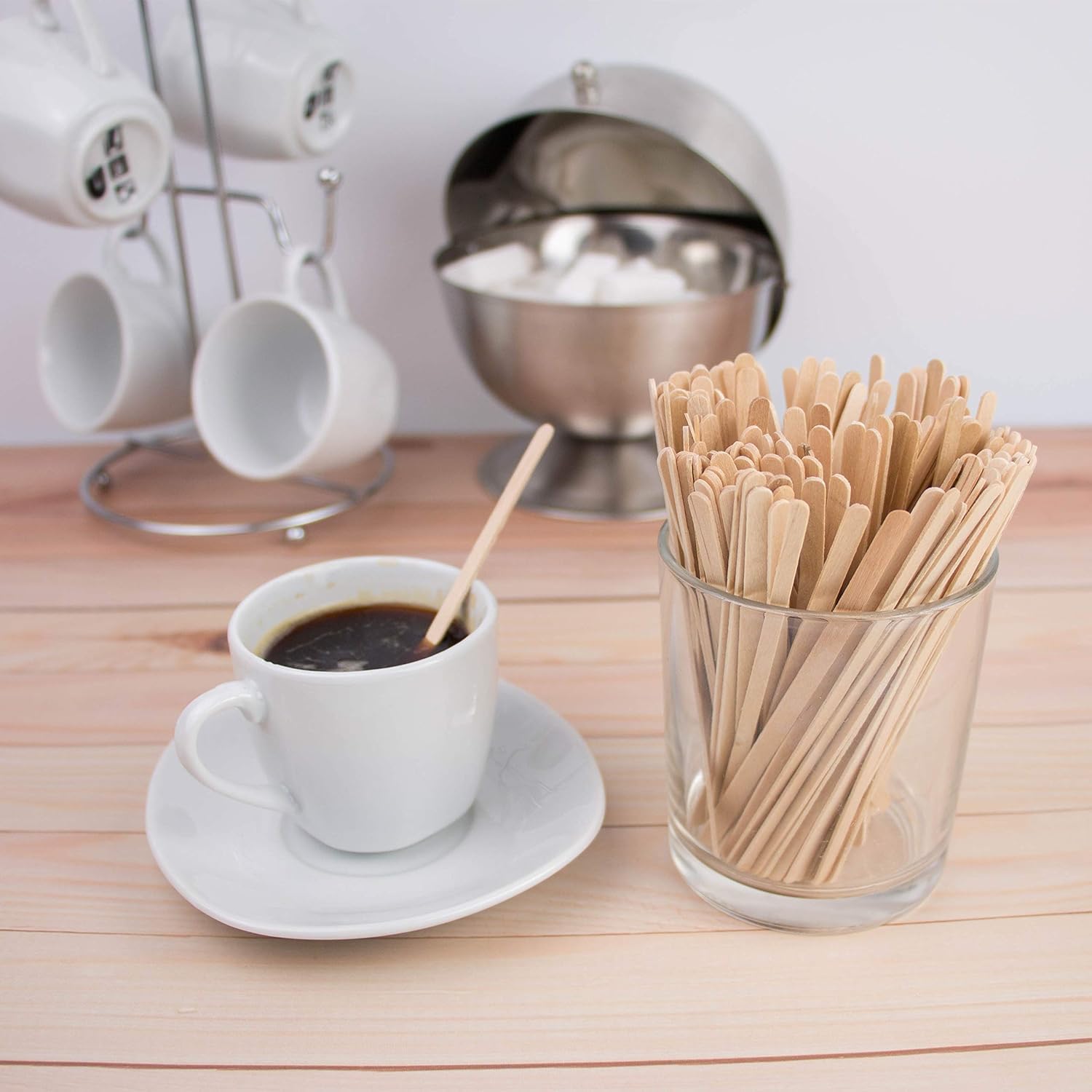 Agitateurs de Café en Bois – Lot de 1000 pièces
