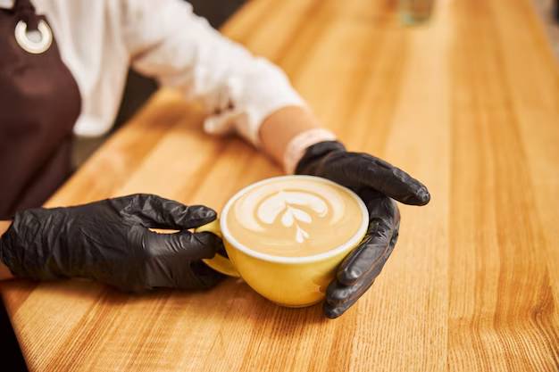 Gants en Vinyle Noir Jetables Sans Poudre – Boîte de 100