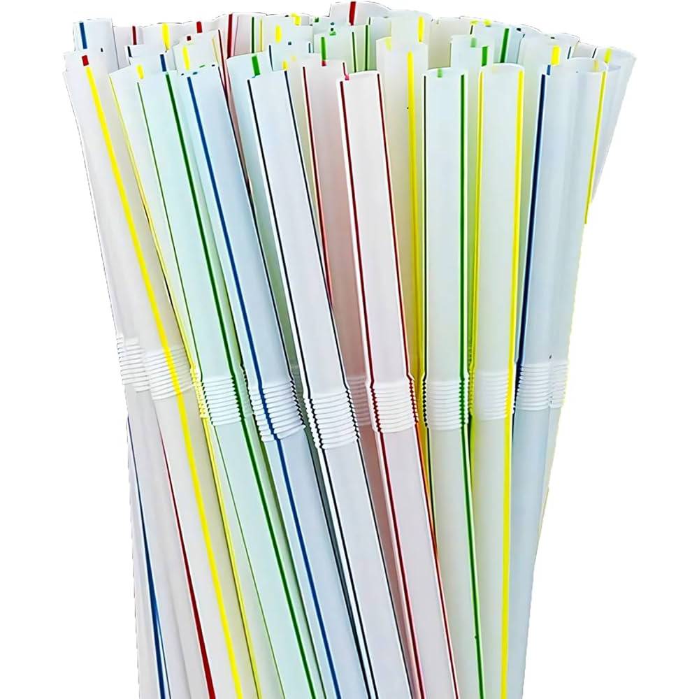 Pailles Enveloppées et Coudées – 100 Pièces