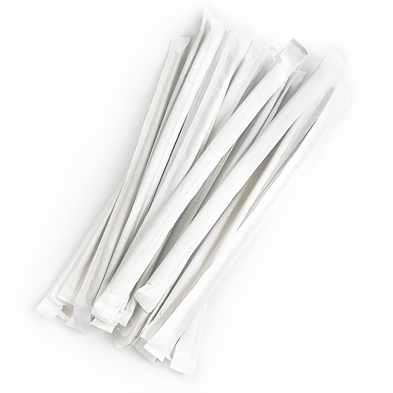 Pailles Enveloppées et Coudées – 100 Pièces