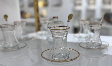 Service à Thé en Verre 6 Pièces