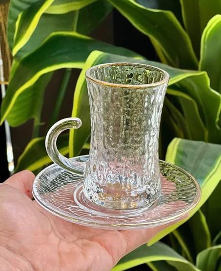 Service à Thé en Verre 6 Pièces