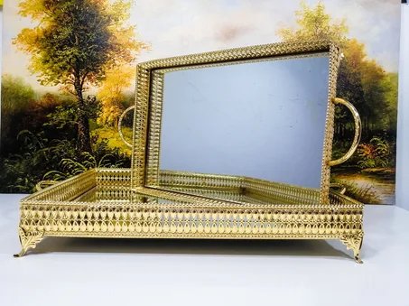 2 بلاطوات بريستيج فاللون الذهبي