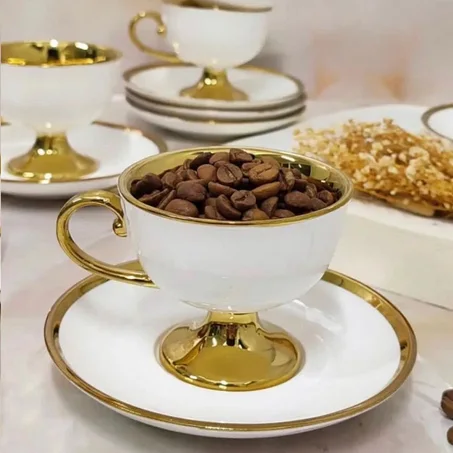 مجموعة فنجان القهوة الفاخرة