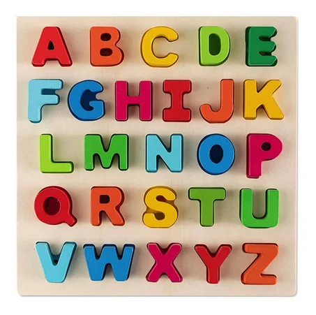 Puzzle Alphabet Majuscule en bois
