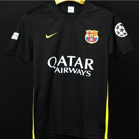 Maillot FC Barcelone – Noir & Jaune 2014 2014 قميص نادي برشلونة – الأسود والأصفر