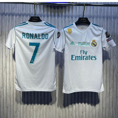 Maillot Real Madrid – Ronaldo 7 – Finale Ligue des Champions 2018  قميص ريال مدريد – رونالدو 7– نهائي دوري الأبطال 2018