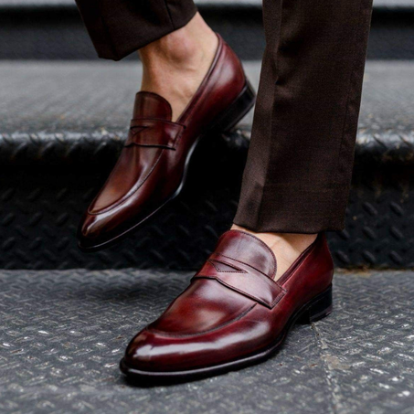 حذاء جلدي متميز 100% – الأناقة والراحة معاً