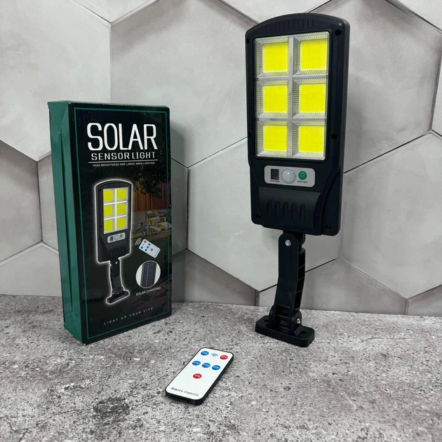 كشاف LED شمسي مع حساس حركة – مقاوم للماء