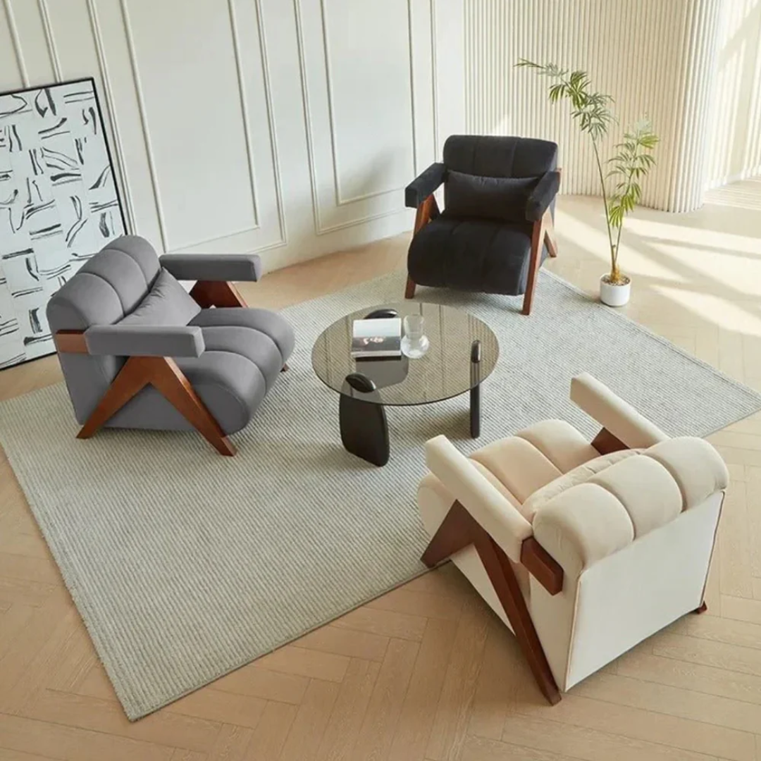 Fauteuil canapé minimaliste moderne - Moriko