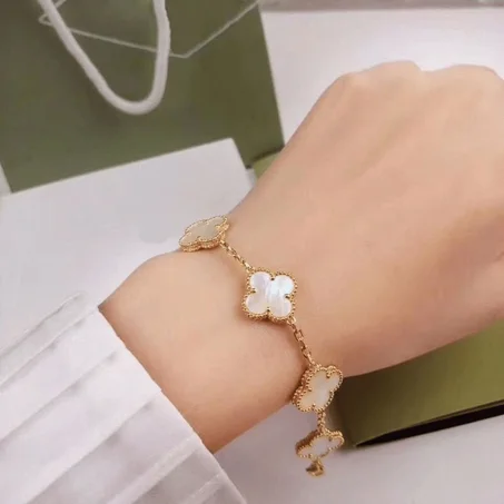 Van cleff bracelet : Blanc