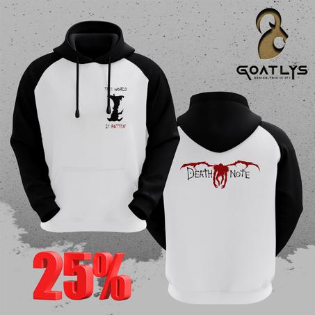 Death note N/B Hoodie  / Solde