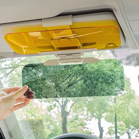 🚗 واقي شمس السيارة 2 في 1 — حماية نهارية وراحة ليلية