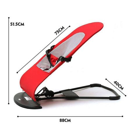 كرسي هزاز مريح للأطفال - دعم مناسب للرأس والظهر