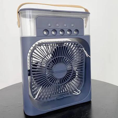 Mini Climatiseur 3-en-1 - Rafraîchit, Humidifie, Purifie l'air | Sans bruit