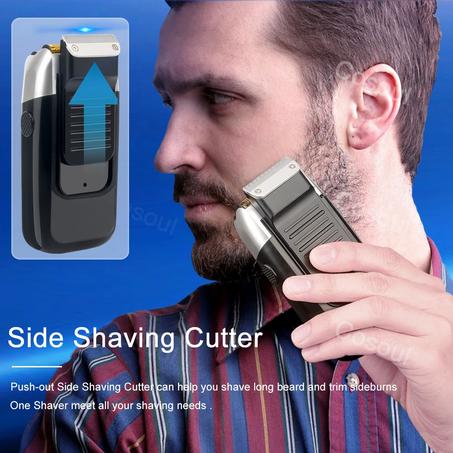 ✨ Shinon – Tondeuse & Rasoir Électrique Sans Fil 2 en 1