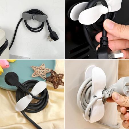 Lot de 2 Organisateurs de Cordon – Couleur noir Compatible avec vos appareils électroménagers : friteuse à air, cafetière, mixeur, autocuiseur, grille-pain... 💡 Idéal pour la cuisine –