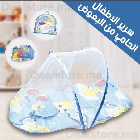 Protection anti-moustiques pour lit bébé