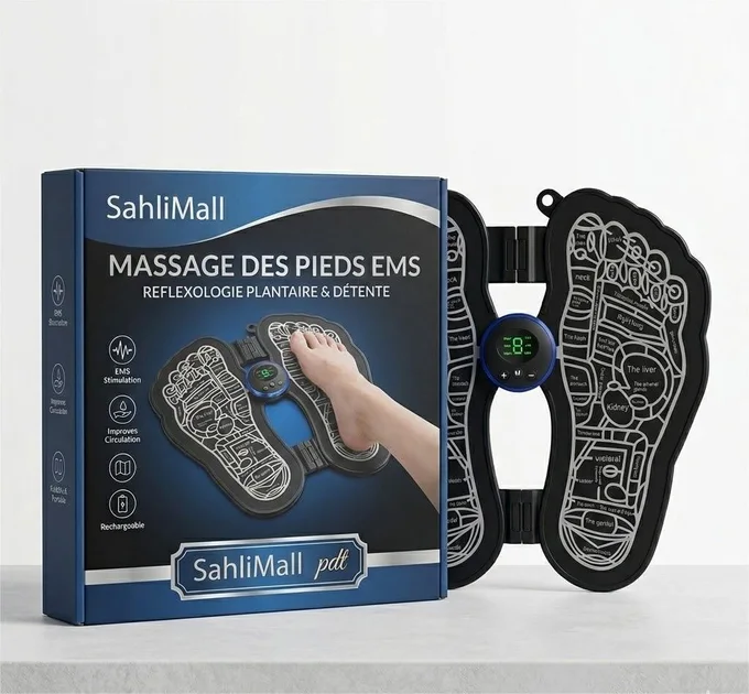 🦶 Stimulateur Plantaire EMS – Soulagement & Relaxation en 15 Minutes