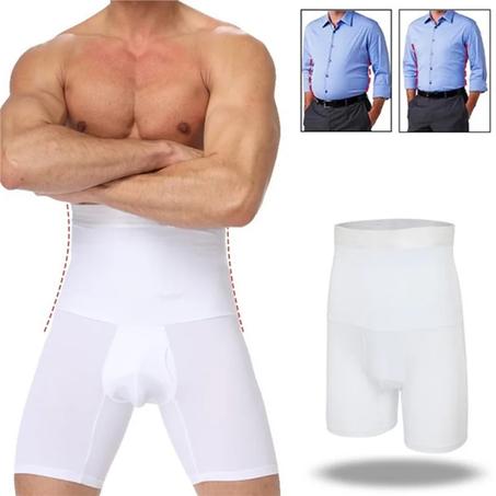 Short Gainant Taille Haute pour Homme – Abdomen Plat, Maintien & Confort