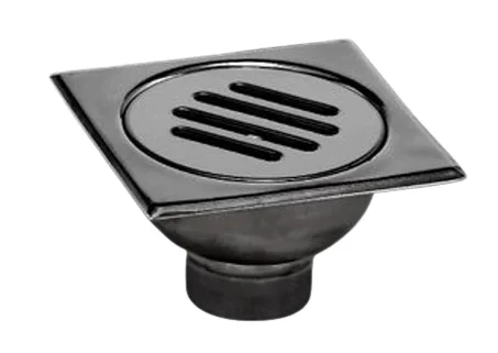 RLIFE SIPHON DE SOL DROIT NOIR INOX 304