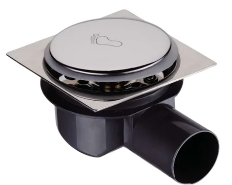 RLIFE SIPHON DE COUR POUSSOIR COUDE 10  S40 INOX