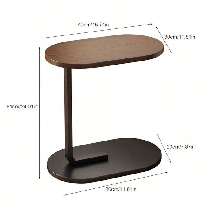 طاولة قهوة عصرية من خشب الجوز - تصميم مدمج ومتين لغرفة المعيشة وغرفة النوم