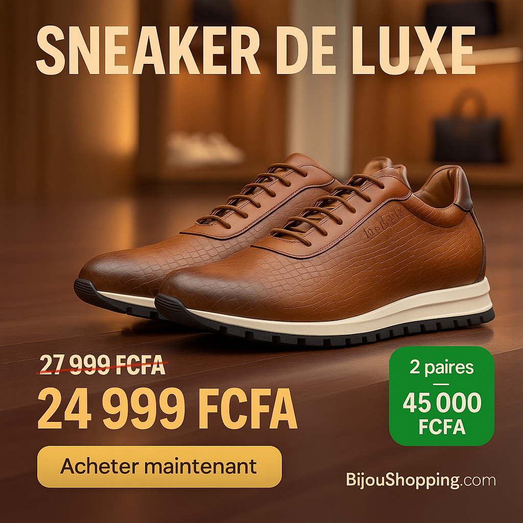 Sneaker Classico Croco Berluti – Homme (Noir, Bleu, Marron) | BijouShopping