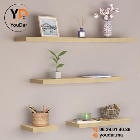4 Etagères En Bois