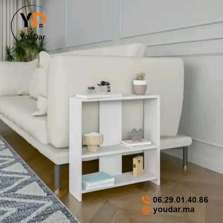 Amvi طاولة جانبية عصرية: انيقة و عملية + توصيل مجاني