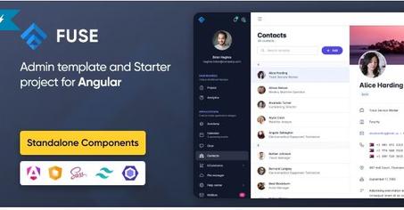 Fuse - Angular 18+ Admin Template for Project Management