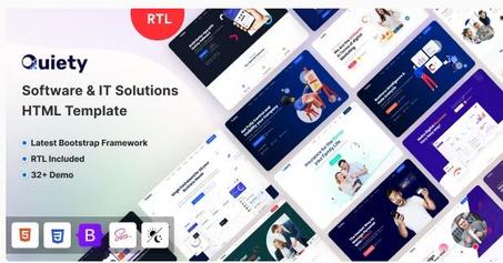 Quiety – HTML Template for Software & IT Solutions