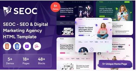 SEOC - HTML Template for SEO & Digital Marketing Agencies