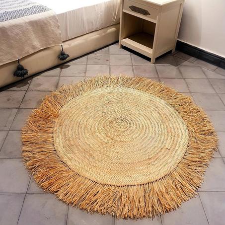Tapis Packs tressé rond