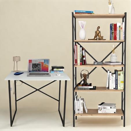 Liquidation Totale: Bureau Leona, Bibliothèque Orée & Pack