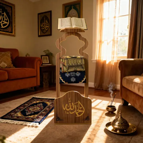 طاولة صلاة من خشب الجوز