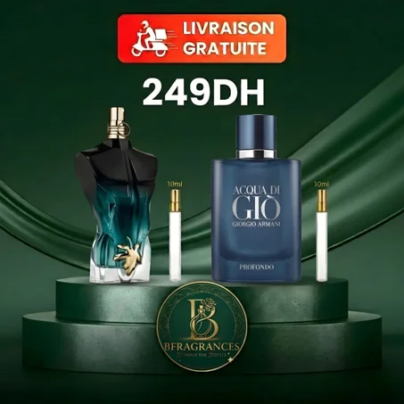 pack 2×10ml Le beau le parfum + Acqua di gio profondo edp