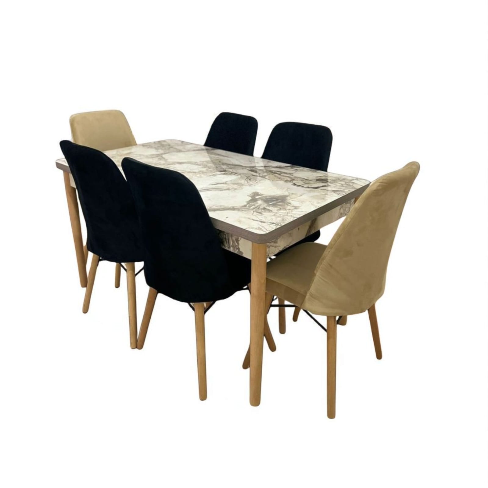 باك ملكي من طاولة مع  6 كراسي فخمة