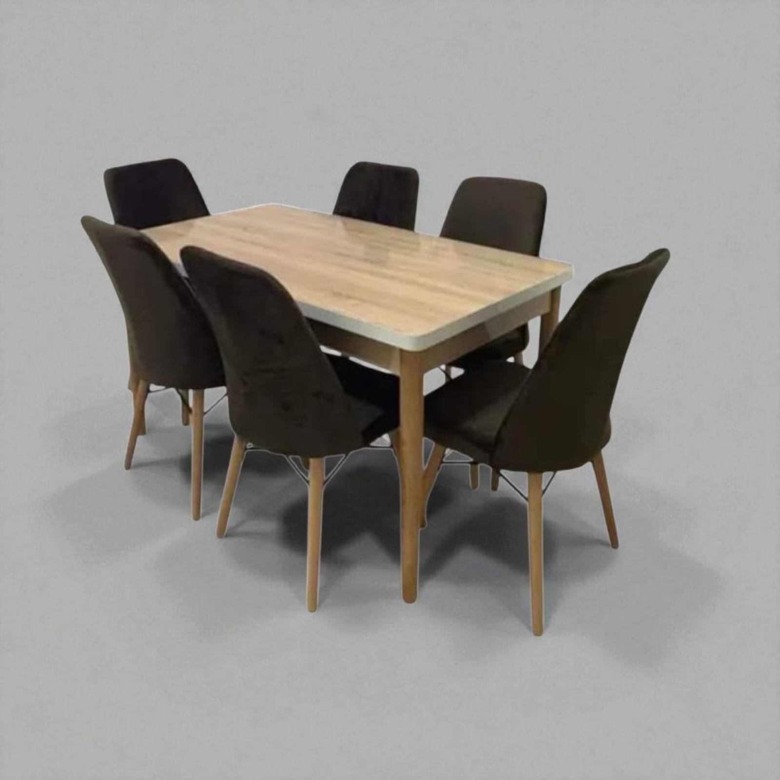 طاولة الطعام راقية مع  6 كراسي